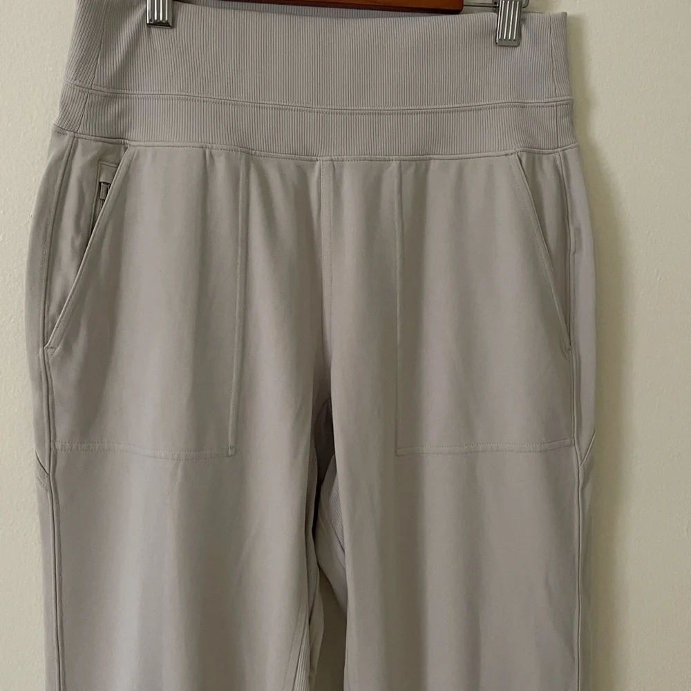 Athleta Gray Track Pants Relaxed Fit Joggers